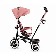 Велосипед триколісний з батьківською ручкою Kinderkraft Aston Rose Pink, фото 3