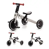 Велосипед триколісний дитячий Kinderkraft 4TRIKE Silver Grey 3в1 (велосипед, беговел)