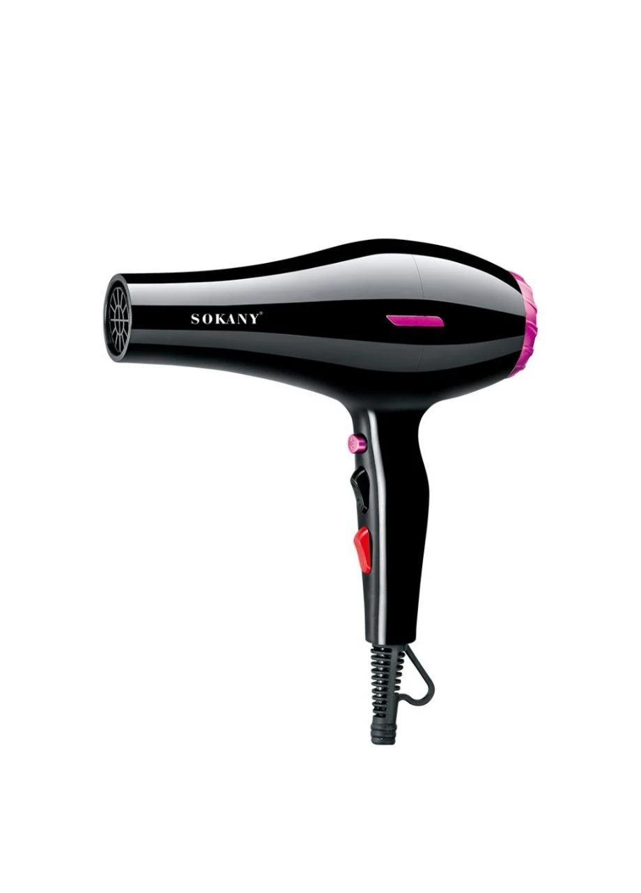 Фен для сушіння волосся Sokany SK-14002 Професійний з концентратором і дифузором 2400 Вт, з петлею