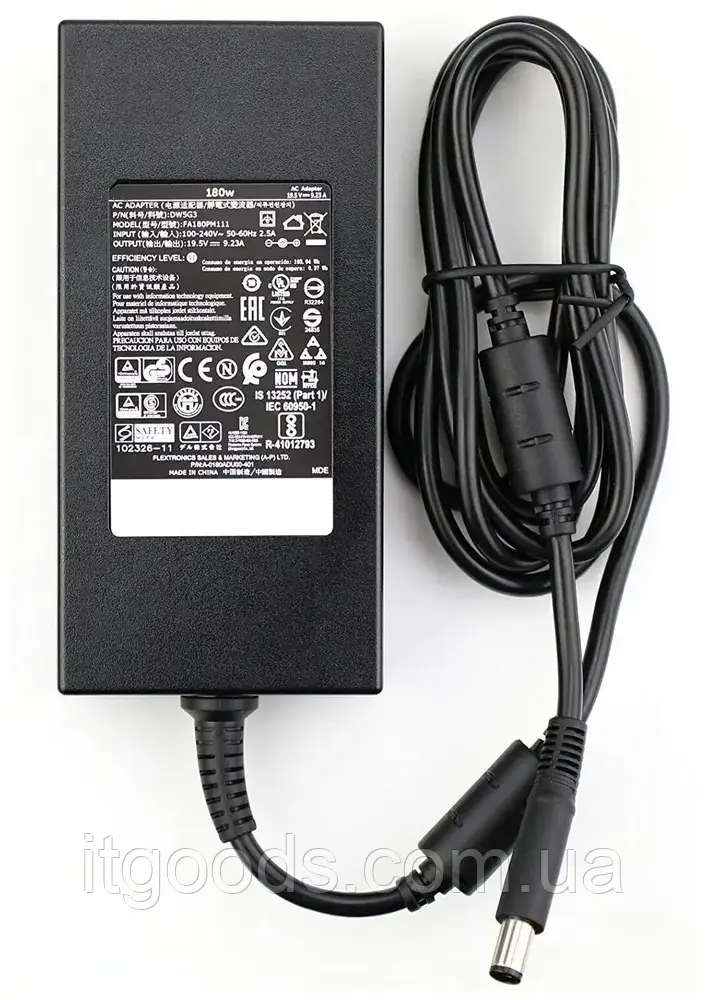 Блок живлення для ноутбука Dell 19.5V 9.23A (7.9*5.0mm) 180W ADP-180MB/B, DA180PM111, A-0180ADU00-201, 331-1465