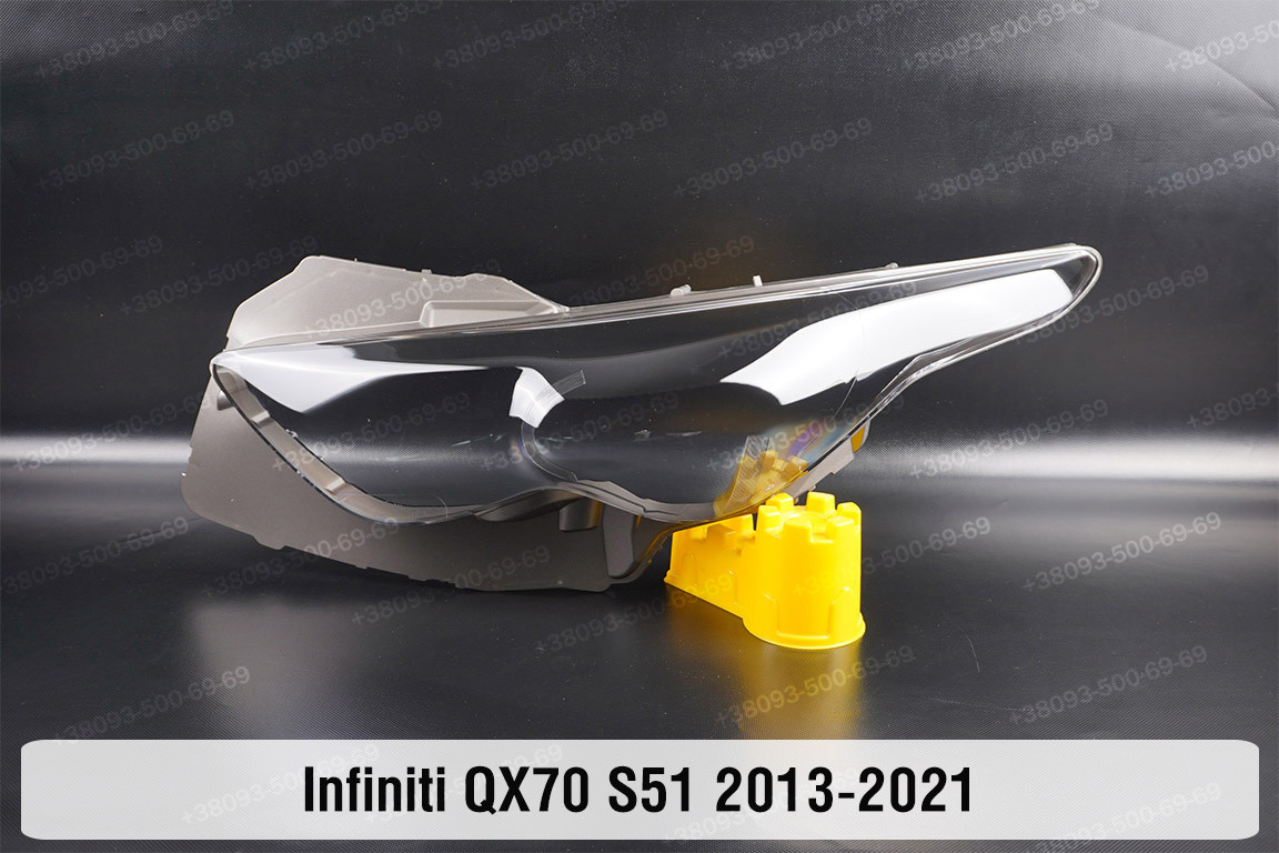 Скло фари Infiniti QX70 S51 (2013-2021) ліве