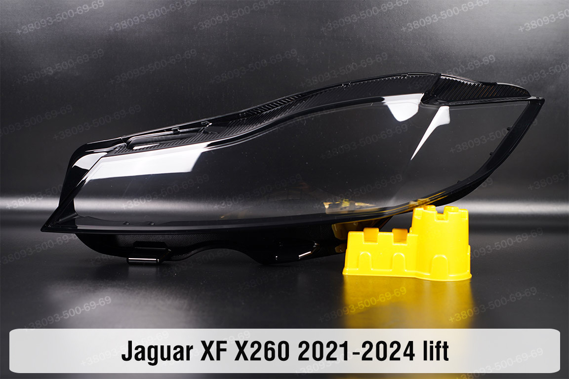 Скло фари Jaguar XF X260 (2021-2024) рест ліве