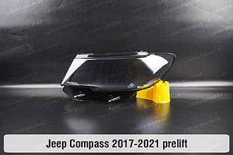 Скло фари Jeep Compass (2017-2021) дорест ліве