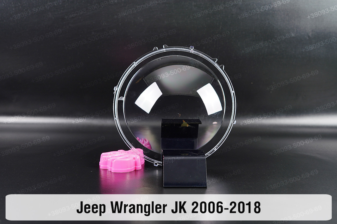 Скло фари Jeep Wrangler JK (2006-2018) праве, фото 1