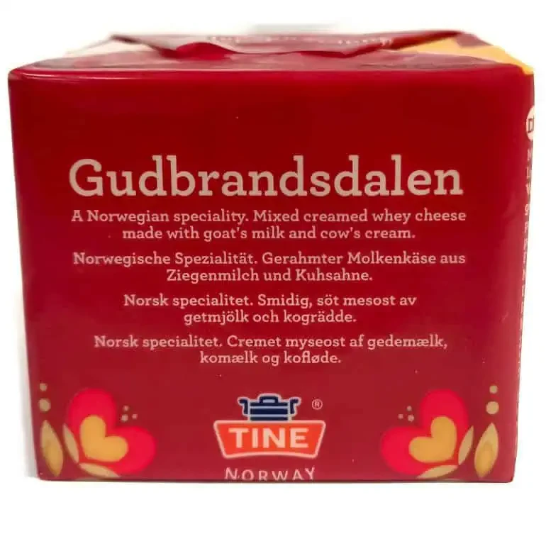 Gudbrandsdalen TINE Norway 250 г коричневий карамельний сир Гудбрандсдален Норвегія