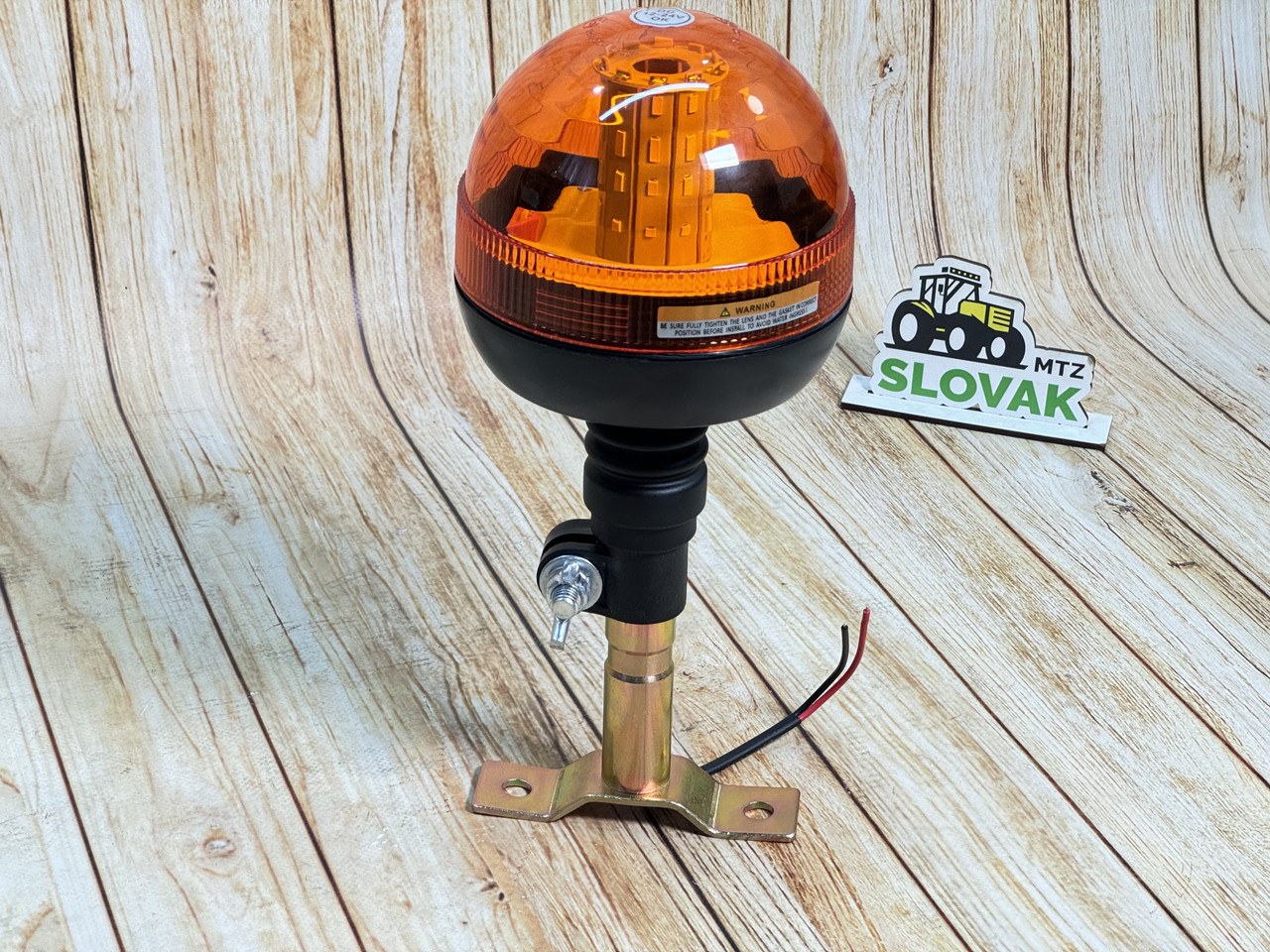 Світодіодна LED Мигалка з кронштейном, жовта на 3-режима на (12-24v), фото 1