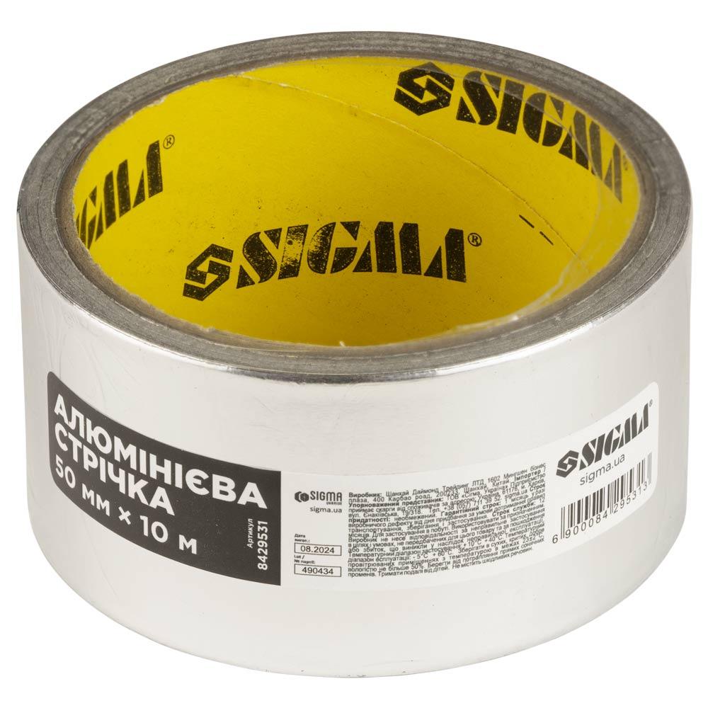 Стрічка алюмінієва 50 мм×10м SIGMA (8429531)