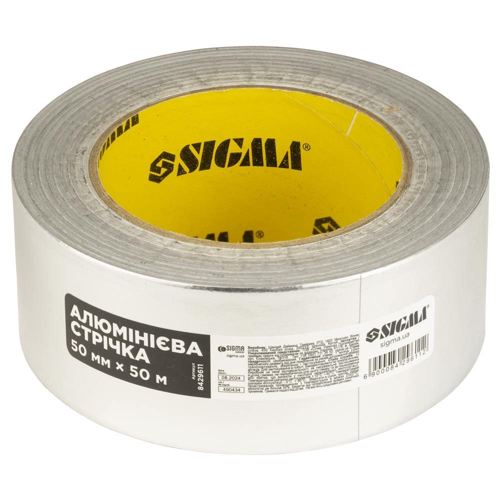 Стрічка алюмінієва 50 мм×50м SIGMA (8429611)