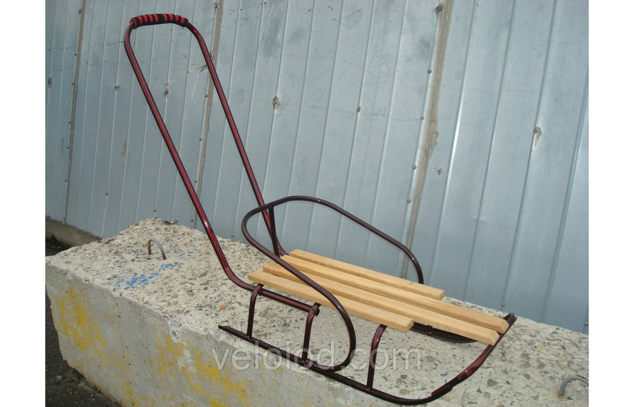 Санки Дніпр зі штовхачем, фото 1