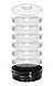 Велика сушарка, дегідратор Mozano Food Dehydrator 500 Вт Black (Польща) 6 сит, фото 4