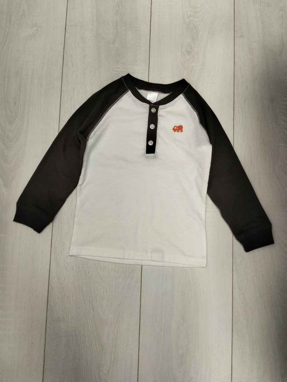 Реглан біло-сірий Building Carters 92, 98, 104, 110см, фото 1