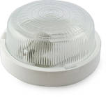 Світильник 60W 230V E27 IP44 поліпропілен білий [l0012001] E.NEXT НББ20У-60