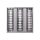 Світильник люмінесцентний растровий 3х14W 230V з баластом лампа Т5 вбудовується IP20 595х595х55mm [l001200] E.NEXT