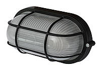 Світильник 100W 230V E27 IP54 овальний 283х130х162mm чорний [l002030] E.NEXT e.light.1403.1.100.27.black
