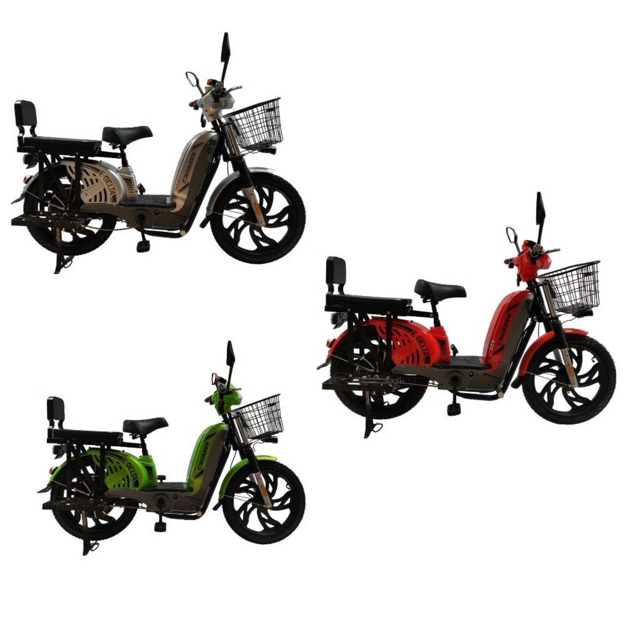 Електричний велосипед Crosser E-Delta 60V 12Ah (800w), фото 1