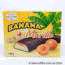 Hauswirth Schoko-Banana бананове суфле з персиком в шоколаді 150г