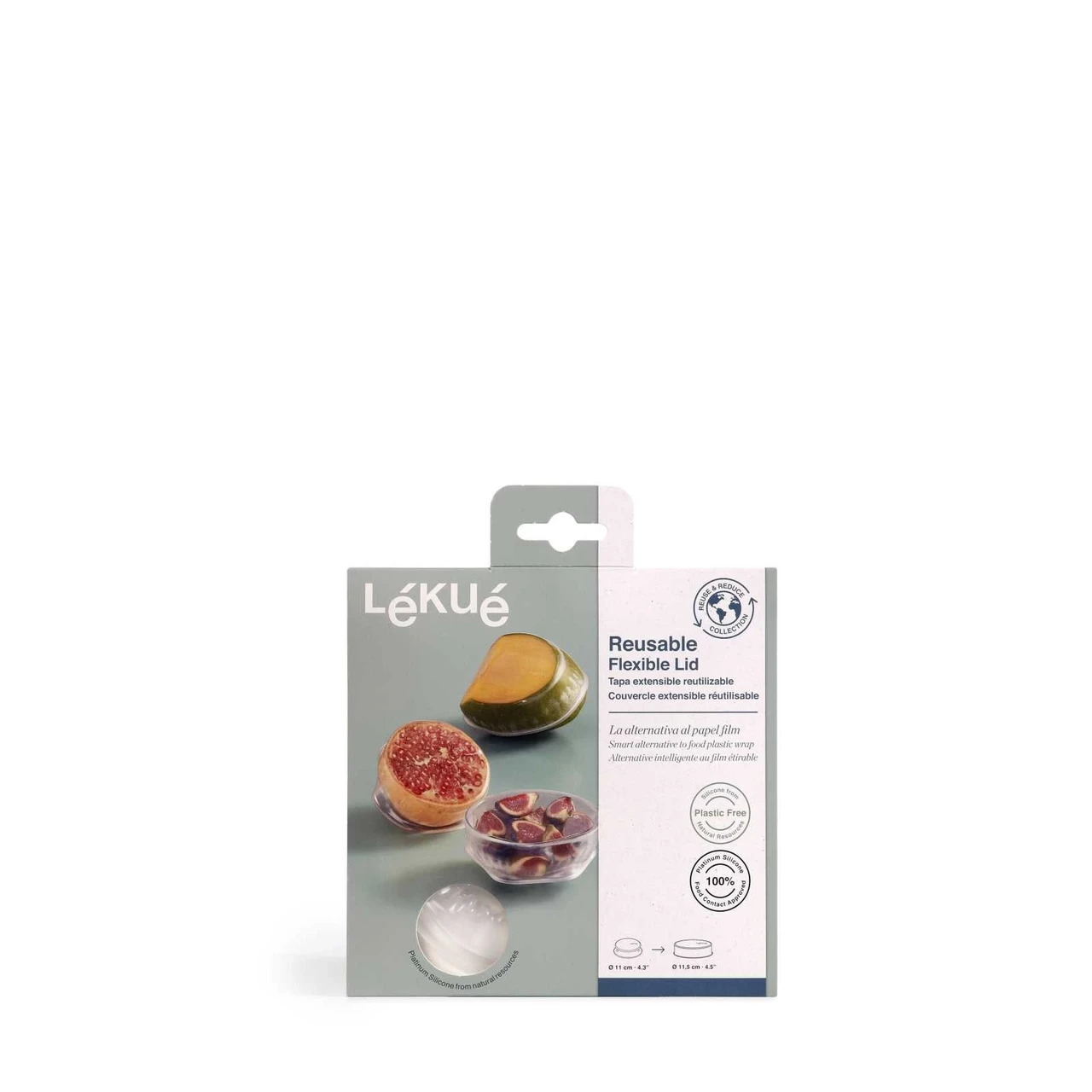 Кришка багаторазова Lekue Reusable Flexible Lids 11,5 см (882104)