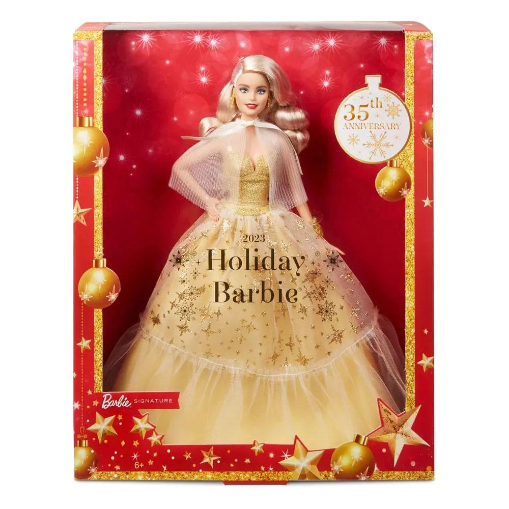 Колекційна лялька Barbie Святкова в розкішній золотистій сукні арт. HJX04