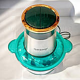 Побутовий зручний блендер Rainberg 1300 Вт з 2 швидкостями, швидкий подрібнювач на 2 л з 4 ножами, фото 3