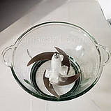 Побутовий зручний блендер Rainberg 1300 Вт з 2 швидкостями, швидкий подрібнювач на 2 л з 4 ножами, фото 7