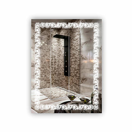 Дзеркало з LED підсвіткою SR-007 (600х800мм), фото 2