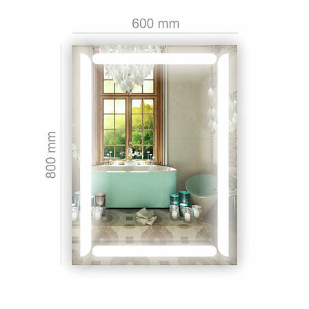 Дзеркало з LED підсвіткою SR-017 (600х800мм), фото 3