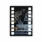 Дзеркало з LED підсвіткою SR-026 (600х800мм)