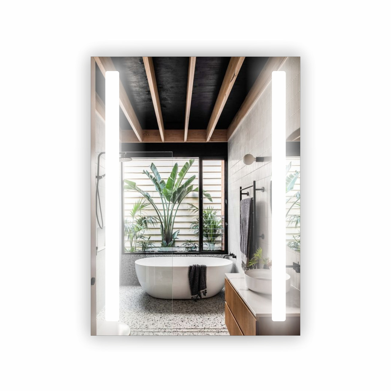 Дзеркало з LED підсвіткою SR-052 (600х800мм)