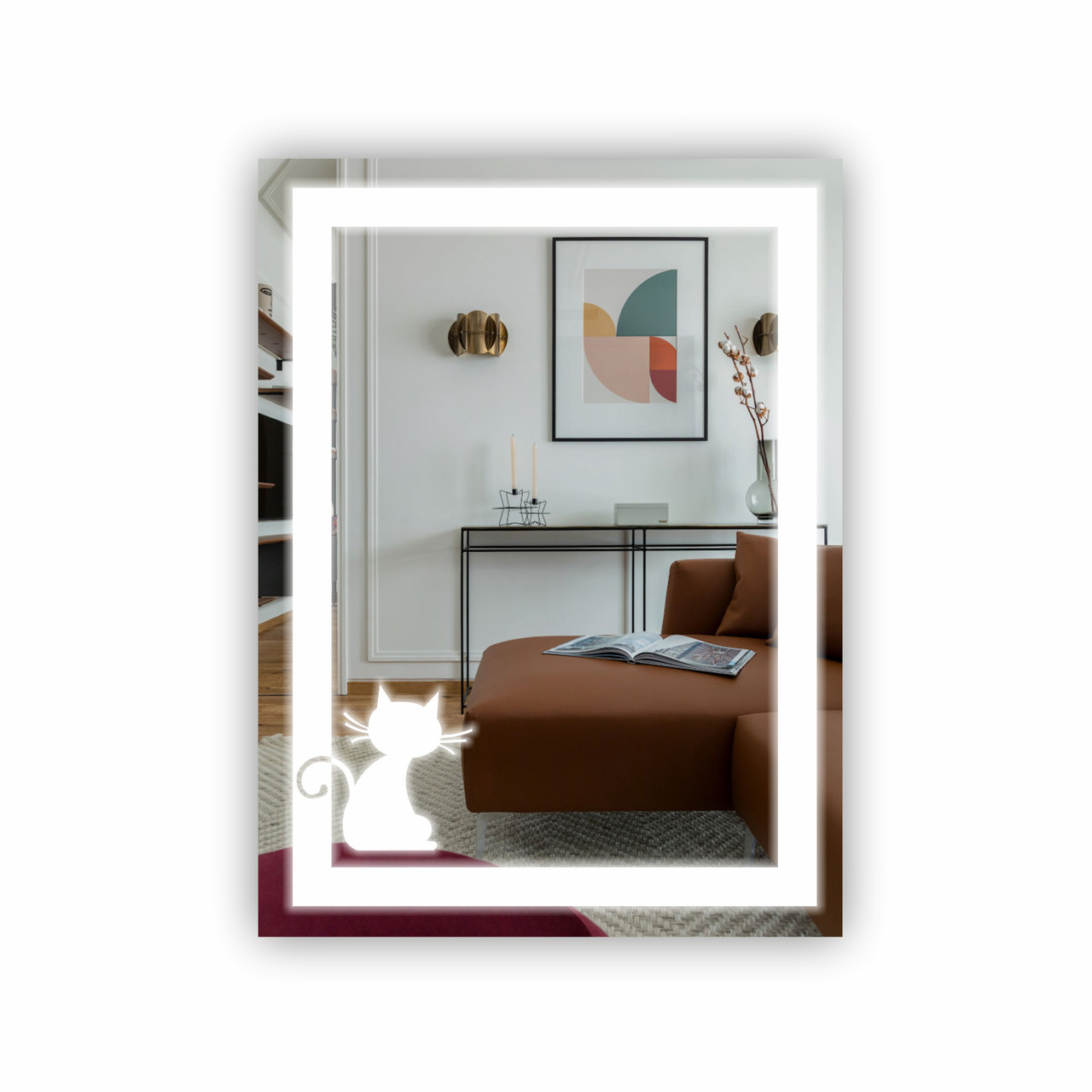 Дзеркало з LED підсвіткою SR-076 (600х800мм)