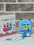 Дитячий фотоапарат моментального друку Print Camera S5 Blue + карта пам'яті, фото 7