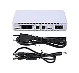 🤍Джерело безперебійного живлення ИБП УПС UPS для роутерів комутаторів модемів POE-431P 5/9/12V 8800MAh база, фото 6