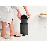 Бак для сміття з педаллю Brabantia NewIcon Pedal Bin 12 л, графітовий (233487), фото 2