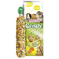 Versele-Laga Crispy Sticks Citrus Fruit лакомство стик для свинок шиншилл Версель Лага Криспи 2х55г(620663)