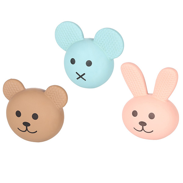 Flamingo Oraka Bear Mouse Rabbit Фламінго Орака іграшка з пищалкою для собак (ведмідь миша кролик-1ед) 523311, фото 1