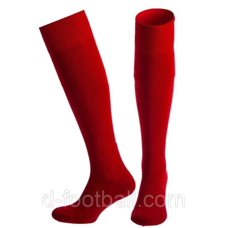 Футбольні гетри-гольфи FC TEAM M1005-306 (червоні), Червоний, Розмір (EU) — 37-39, фото 1