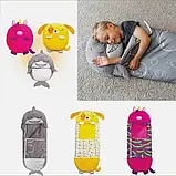 Дитячий спальний мішок-плюшева іграшка подушка Sleeping Bag Happy Napper 3в1 теплий, комфортний,, фото 3