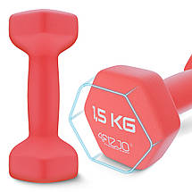 Гантелі вінілові 4FIZJO 2 x 1.5 кг 4FJ0196 Poland, фото 5