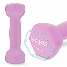 Гантелі вінілові 4FIZJO 2 x 0.5 кг 4FJ0198 Poland, фото 5