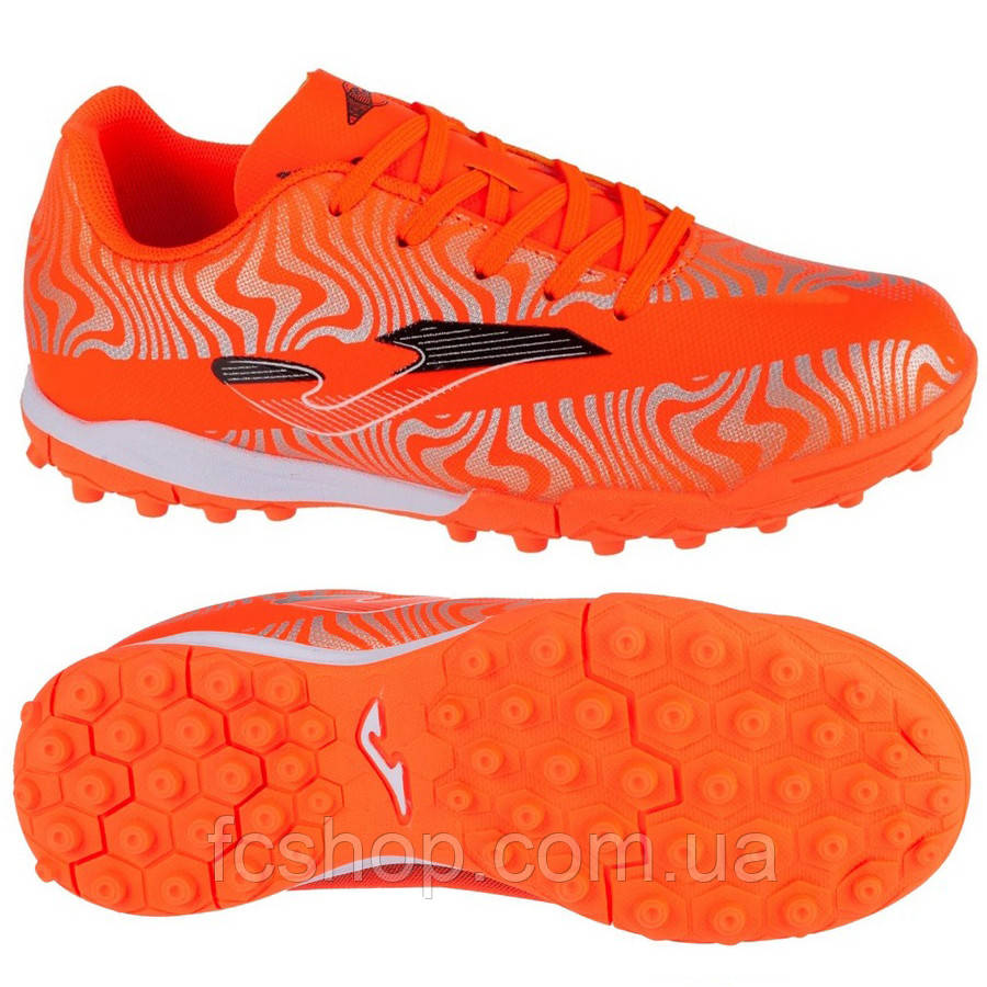 Сороконіжки дитячі Joma EVOLUTION JR EVJW2408TF, Жовтогарячий, Розмір (EU) — 38, фото 1