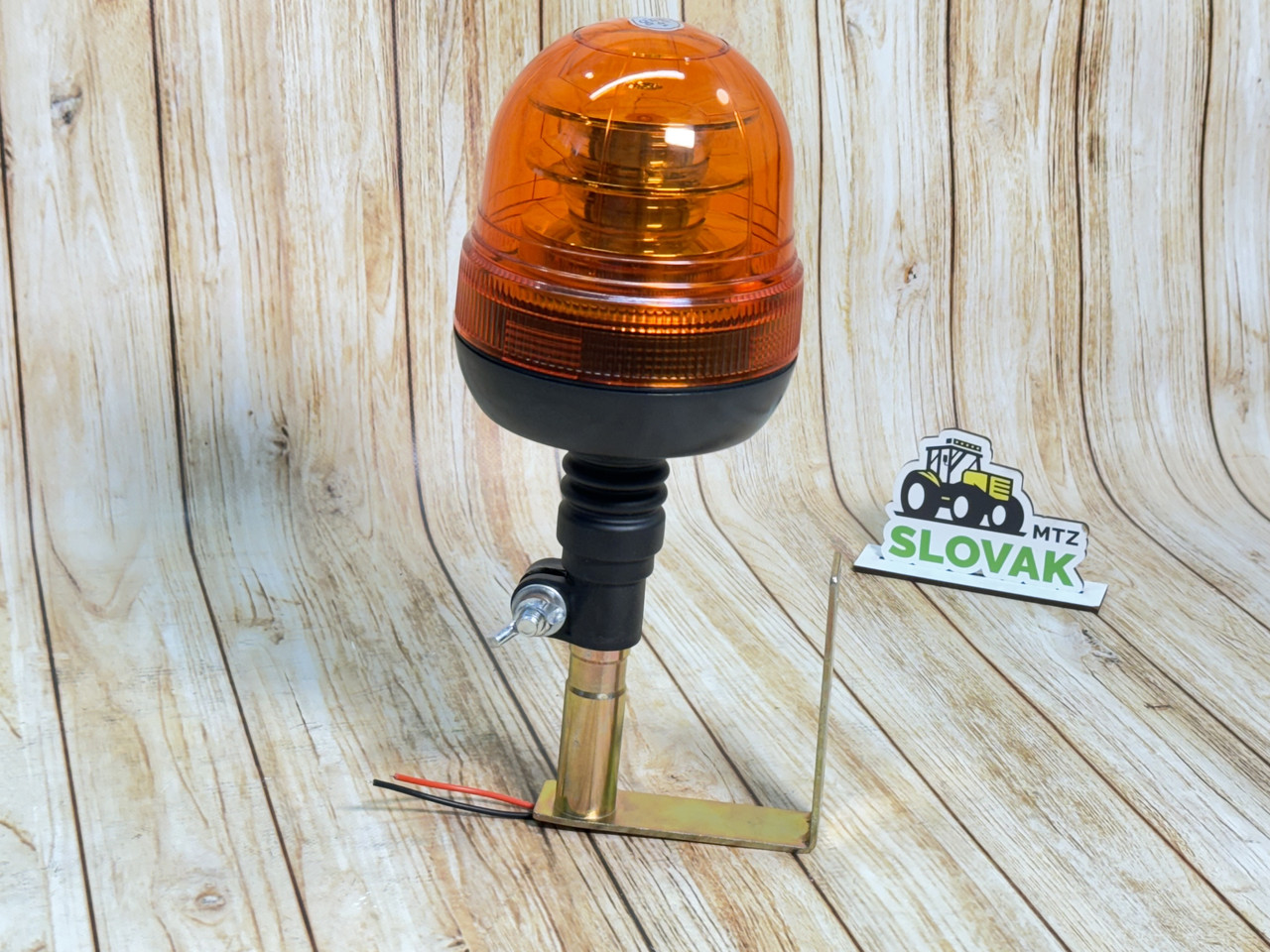 Світодіодна LED Мигалка жовта з кронштейном на 3-режима на (12-24v), фото 1