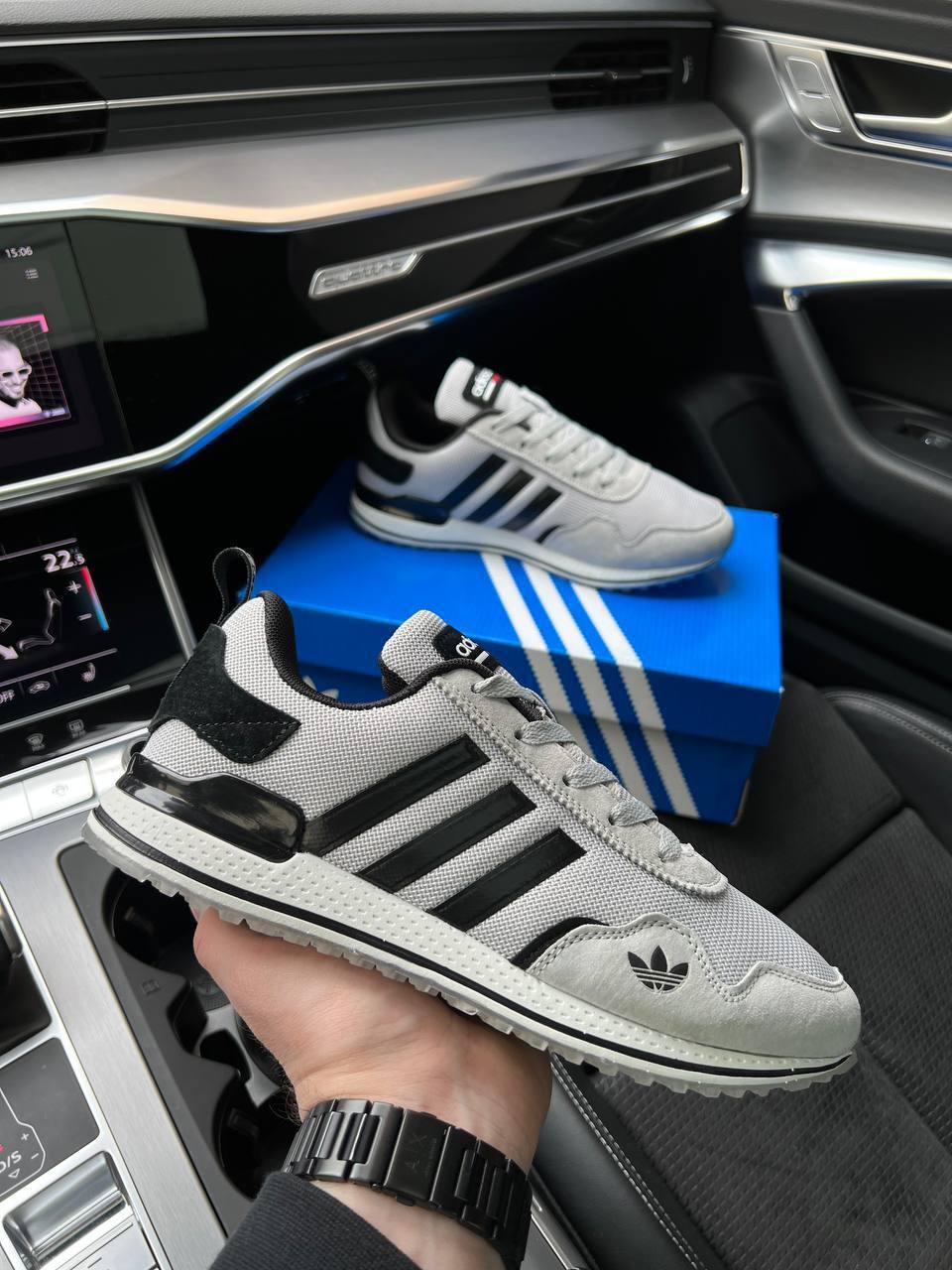 Чоловічі кросівки замша текстиль Adidas Runner Pod-S3.1 Light Grey Black, кеди Адідас сір 41