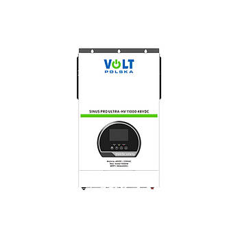 Гібридний сонячний інвертор Voltpolska SINUS PRO ULTRA-HV 11000 48/230 В (5.2/11 кВт) + 100A MPPT (450В), фото 3