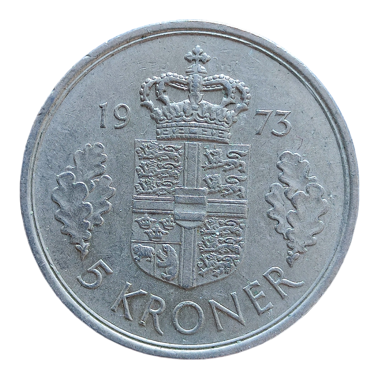 Данія 5 крон, 1973