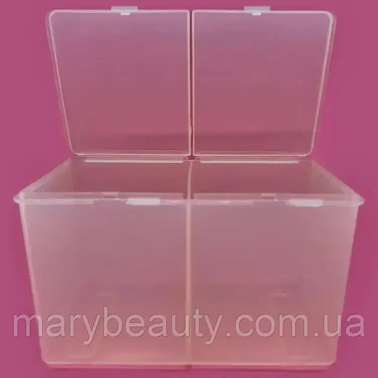 Контейнер для серветок 126*74*72 мм, колір жовтий, фото 1