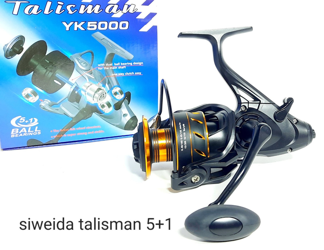 Котушка Безінерційна Коропова з Байтранером Siweida Talisman.(5+1bb)