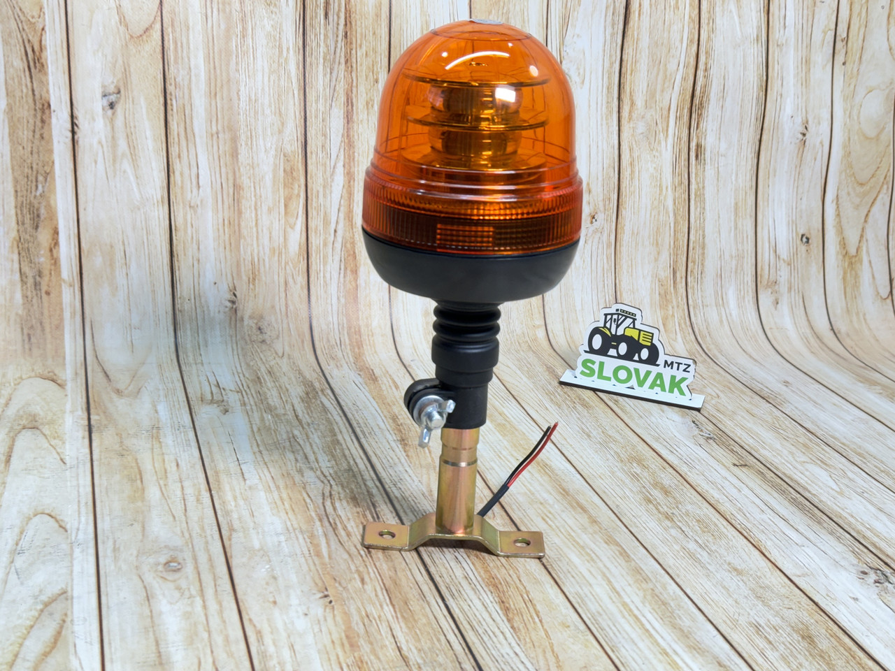 Світодіодна LED Мигалка жовта з кронштейном на 3-режима на (12-24v), фото 1