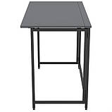 Стіл розкладний Fold FL1000 (1000х600х750Н) чорний/Сірий Шифер, фото 2