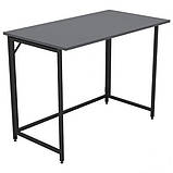 Стіл розкладний Fold FL1000 (1000х600х750Н) чорний/Сірий Шифер, фото 4