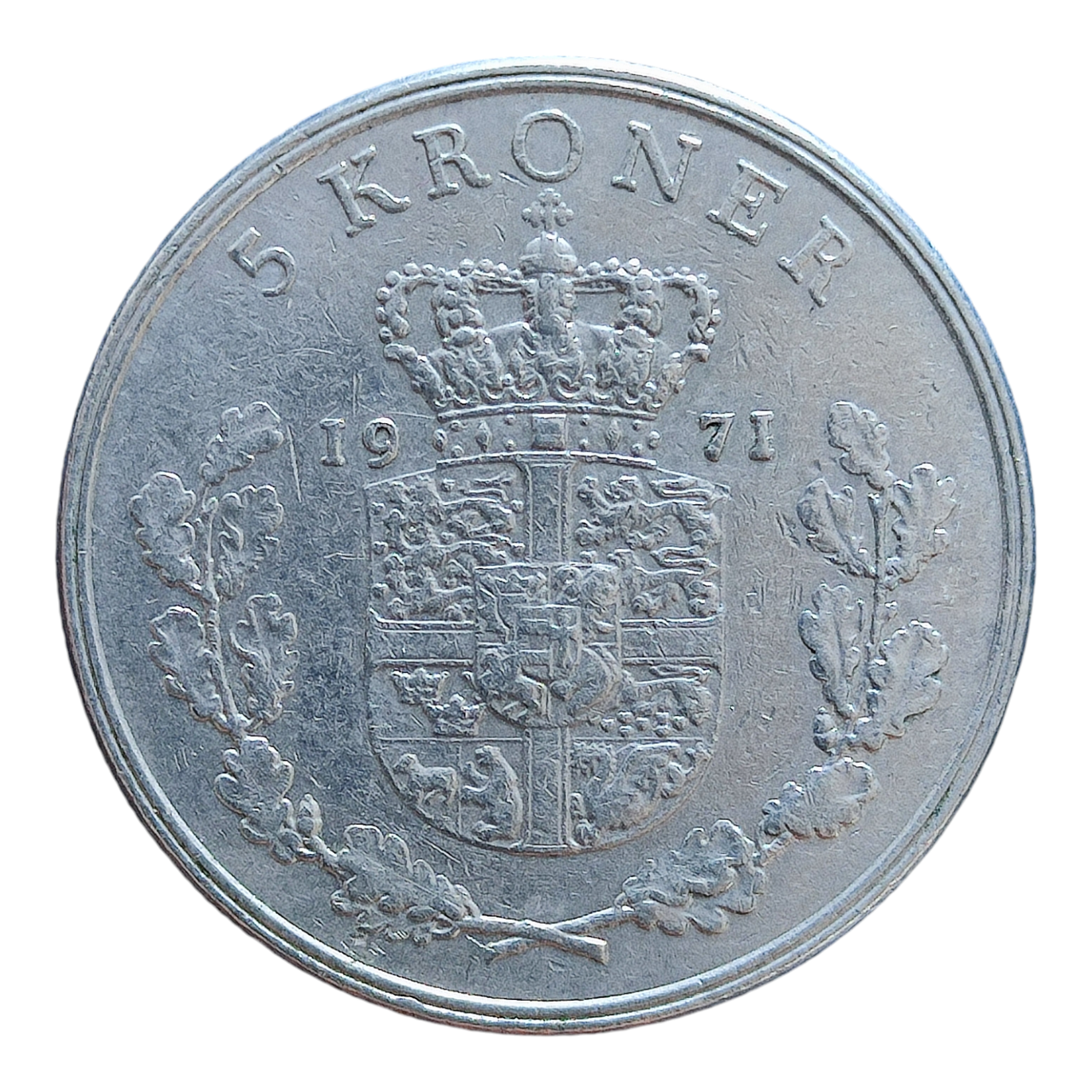 Данія 5 крон, 1971, фото 1