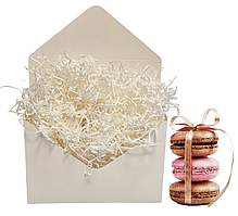 ПРЕМІУМ Пергамент стружка 25г/2мм (відео) для декору упаковки продуктів харчування, колір білий, виробник